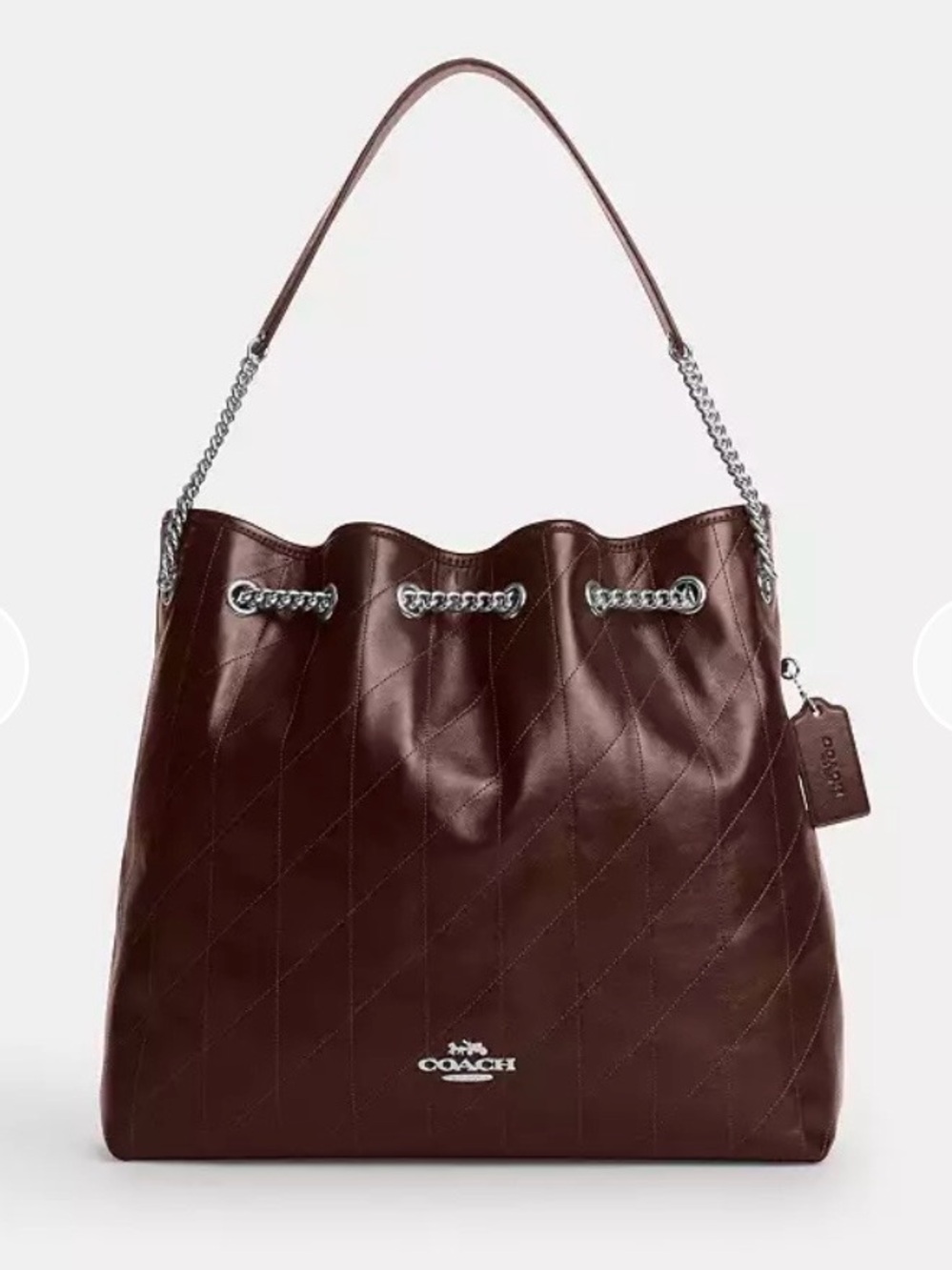 Coach Quilted leather Evelyn Large Shoulder bag